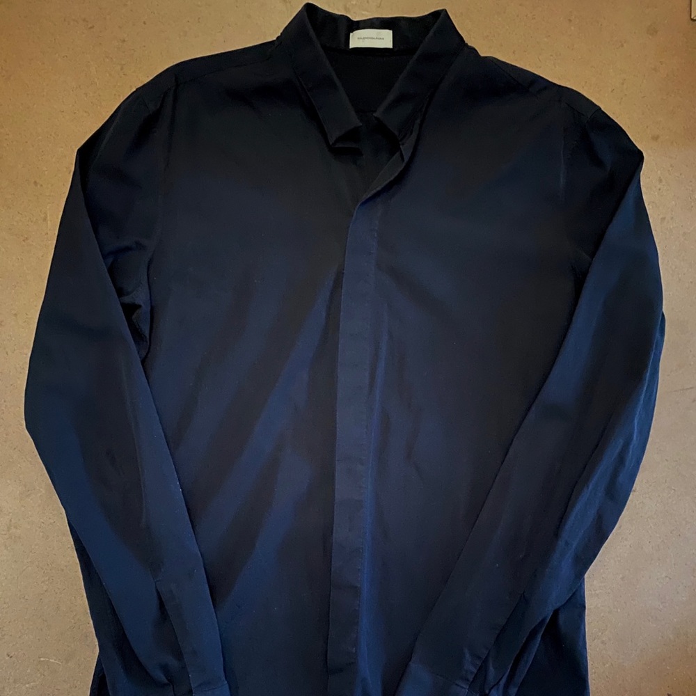 Balenciaga Dress Shirt - Deep Black - Excellent